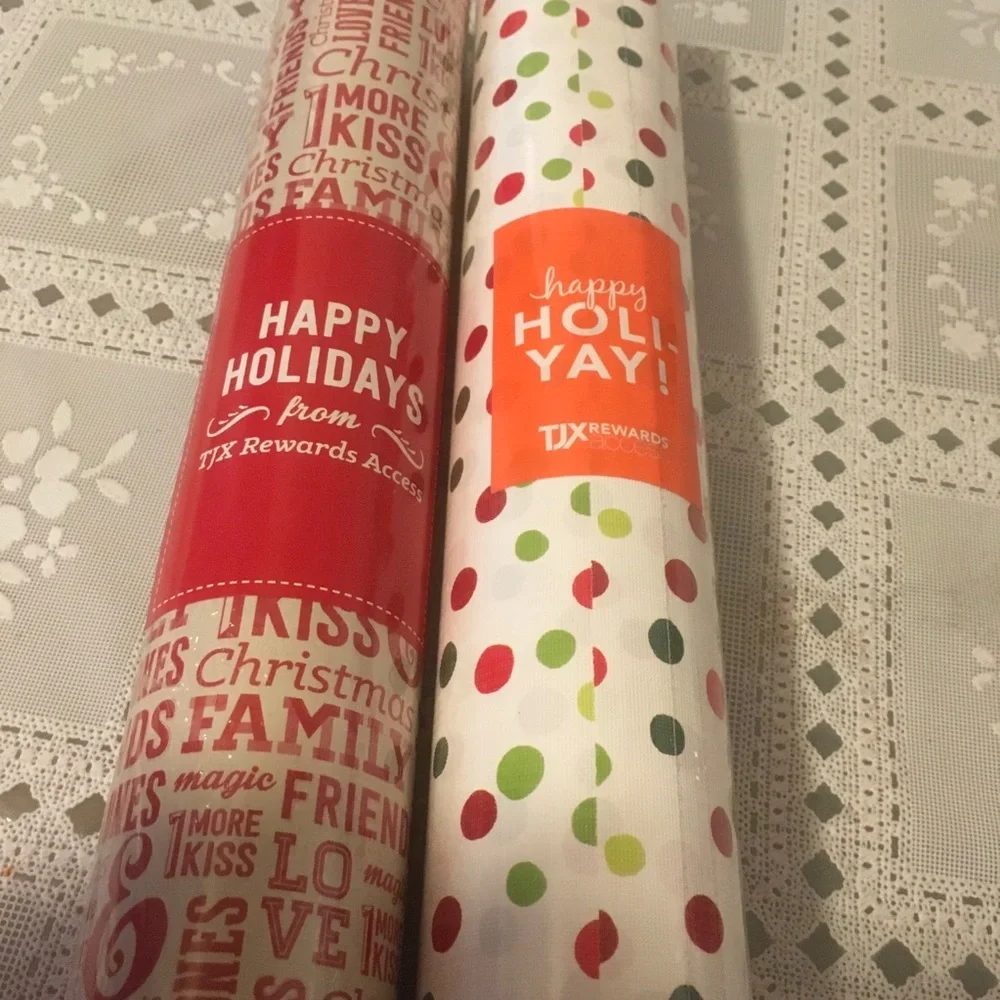 🆕 Christmas Gift Wrapping Paper, 30” long, TJMaxx